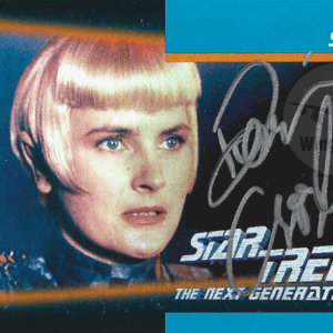 1992 Star Trek TNG Season 5 Card #28 – Sela Signed by Denise Crosby (COA, Sealed Case)
