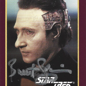 Data Restored – “Deja Q” (Impel 1992) – Signed by Brent Spiner