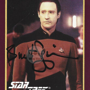 Lieutenant Commander Data – “The Ensigns of Command” (Impel 1992) – Signed by Brent Spiner